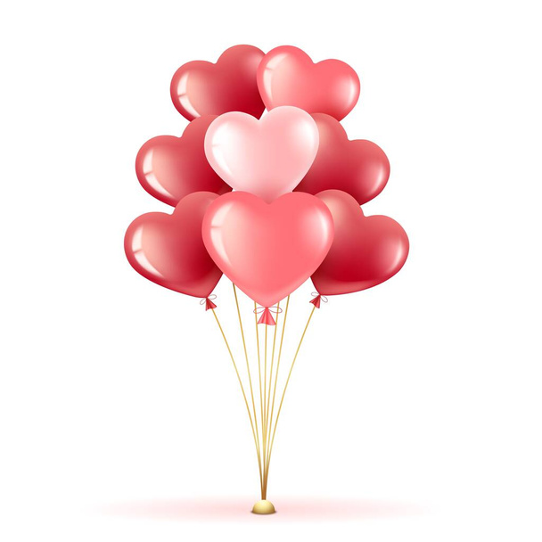 bunch of balloons - Vettoriali, immagini