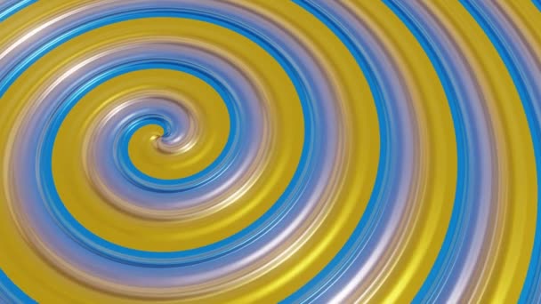 Nahtlose Schleife Hypnotische Spiralbewegung Hintergrund Animation - Filmmaterial, Video