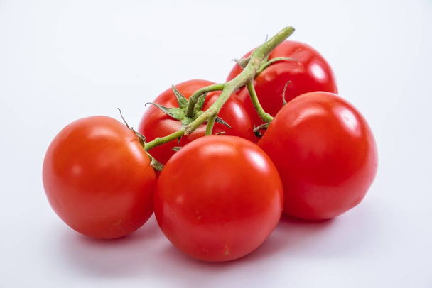 Tomato isolated food ripe red. nature - Foto, Bild