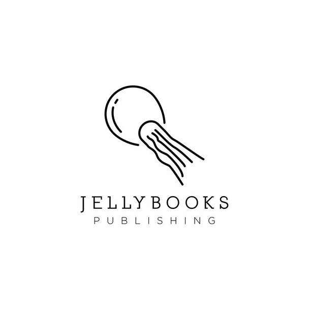 slim denken met Logo Jelly Book Publishing - Vector, afbeelding