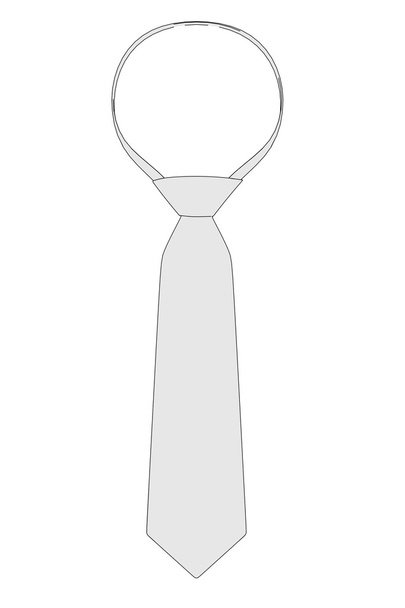 rajzfilm illusztrációja nyakkendő (ruhák) - Fotó, kép