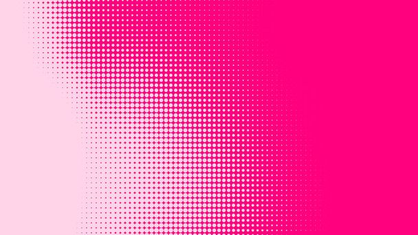 Dot pink pattern gradient texture background. Abstract illustration pop art halftone and retro style. creative design valentine concept, - Photo, Image