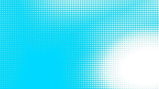 Dots halftoon wit blauw kleurpatroon gradiënt textuur met technologie digitale achtergrond. Dots pop art strips met zomer achtergrond.  - Foto, afbeelding