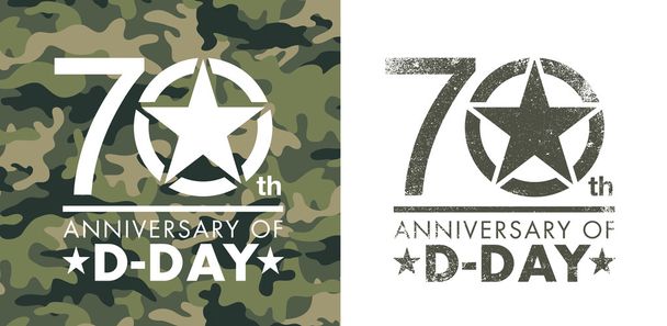 70 aniversario del Día D
 - Vector, Imagen