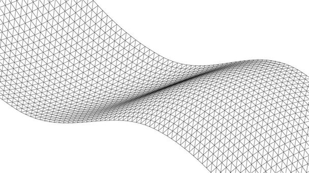 абстрактный трехмерный иллюстрационный эскиз, векторная иллюстрация - Вектор,изображение