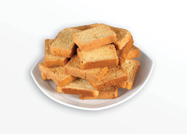 Crujiente Rusk o tostadas para una vida saludable - Foto, imagen