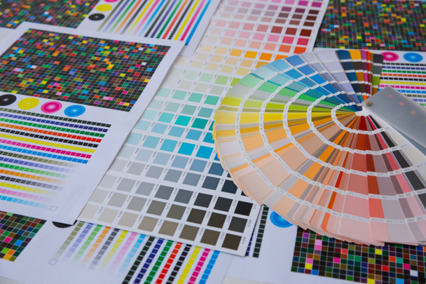 Press color management. Color palettes. Commercial printing. - Photo, Image