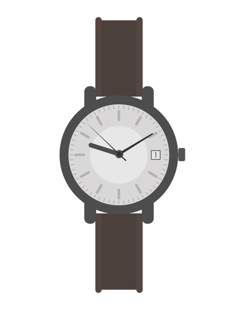vector illustration of wrist watch - Vector, afbeelding