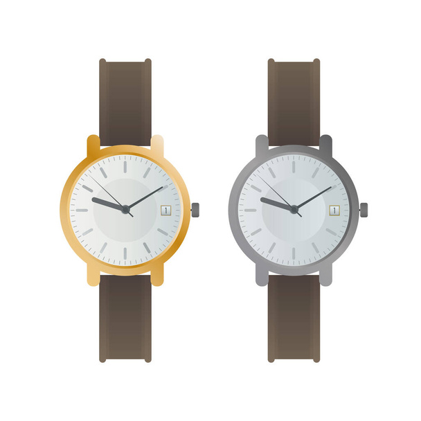 vector illustration of wristwatch  - Vector, Image