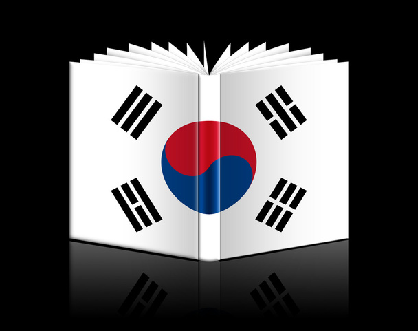 Libro abierto - Bandera de Corea
 - Foto, imagen