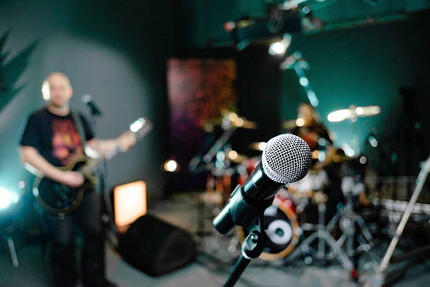 microphone in the recording studio - Photo, image