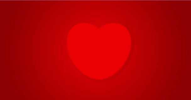 Bannière Saint-Valentin avec des cœurs - Séquence, vidéo