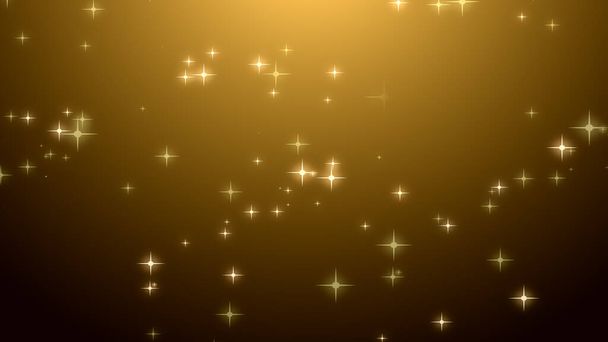 Christmas gold starry background. - Photo, Image