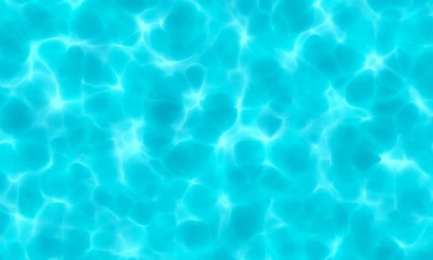 Modrá bílá barva vody v bazénu textury pozadí. Použití pro design letních prázdnin.  - Fotografie, Obrázek