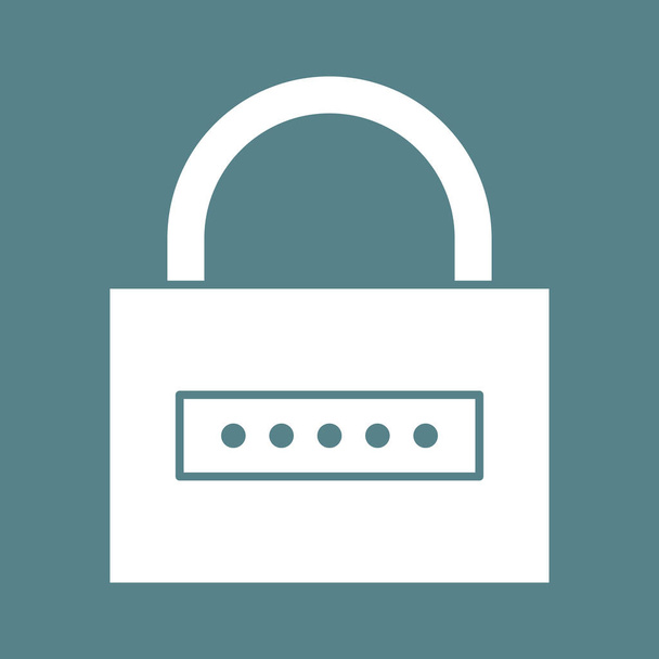 Lock, password, private icon vector image. Can also be used for cyber security. Suitable for use on web apps, mobile apps and print media. - Vector, Image