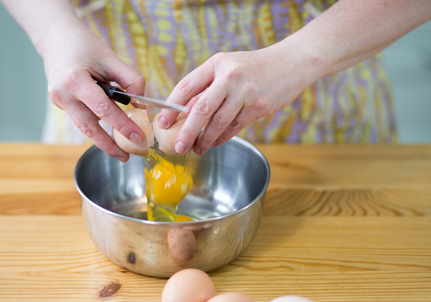 Preparing eggs. - Fotografie, Obrázek