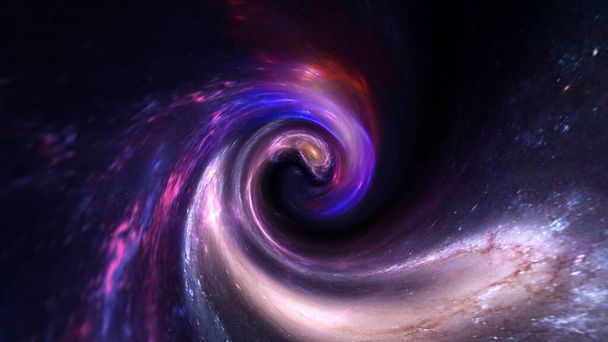 Διαστημική σκηνή με πλανήτες, αστέρια και γαλαξίες. Μαύρη τρύπα, πλανήτες και γαλαξίας, ταπετσαρία επιστημονικής φαντασίας. Ομορφιά του διαστήματος. Δισεκατομμύρια γαλαξίες στο σύμπαν Κοσμική τέχνη φόντο - Φωτογραφία, εικόνα