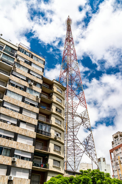 Televiestintätorni Montevideossa, Uruguay - Valokuva, kuva