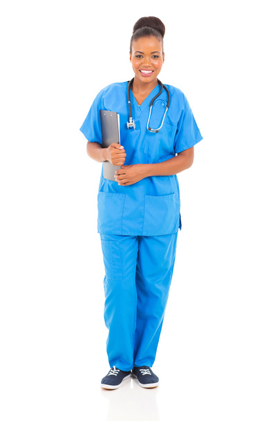 Female african medical nurse - Zdjęcie, obraz