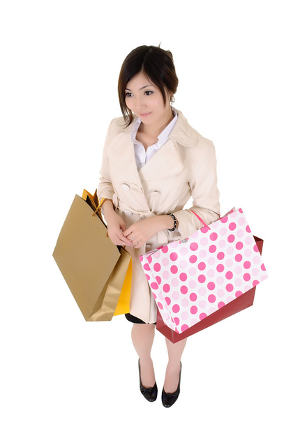 Shoppailu liiketoiminnan nainen
 - Valokuva, kuva