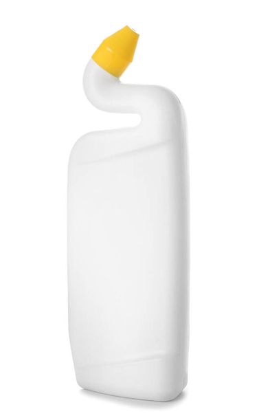 Bottle with detergent on white background - Foto, Imagen