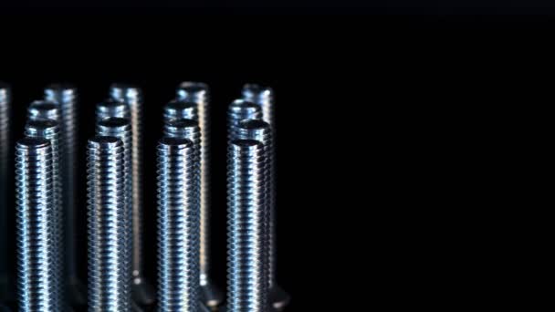 Stainless Steel Screw Nail Bolts - Footage, Video