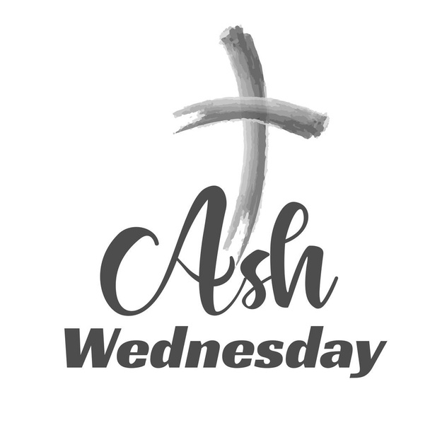 Lent Season Special Quote Design - Ash Wednesday - Vector, Image