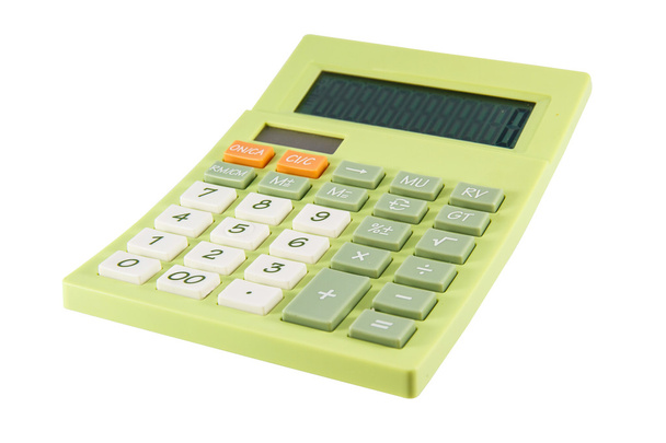 Kalkulator zielony - Zdjęcie, obraz