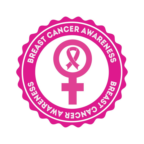 Breast cancer - Vector, Image