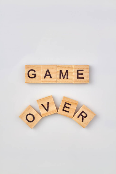 Concept Game over. - Photo, image