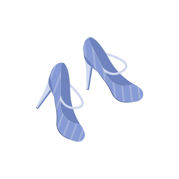 Shoes Flat Icon - Wektor, obraz