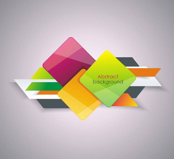 Abstract composition  design for business background, vector illustration. - Vecteur, image