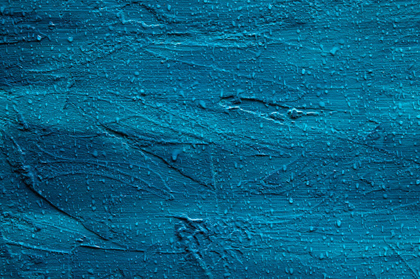 Moody Blue sfondo strutturato con gocce d'acqua - Foto, immagini