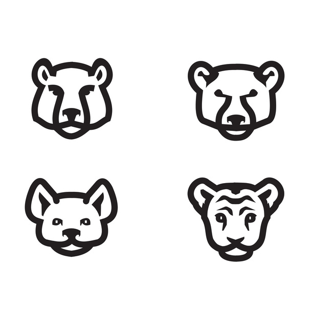 Animals icons. Vector format - Vektor, Bild