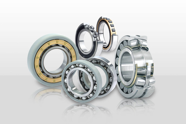 steel Ball bearings, roller bearing, machinery engines parts, Auto spare part. - Photo, Image
