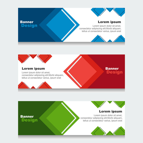 Set of Design Banner Web Template. can be Used for Workflow Layout, Diagram, Web Design. and Label Vector - Vector, Image
