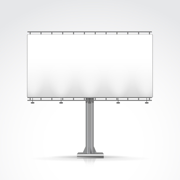 Blank Outdoor Billboard with Place for Message - Vector, Image