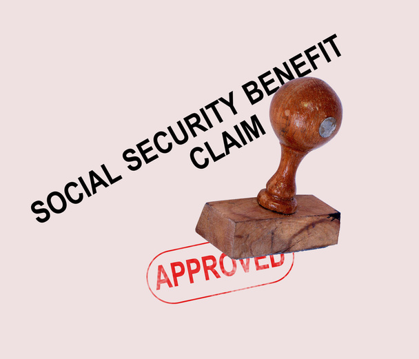 Demande de prestations de sécurité sociale Timbre approuvé
 - Photo, image