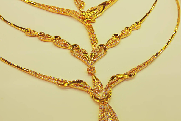 Sklep złotej biżuterii tureckiej w Stambule - Zdjęcie, obraz