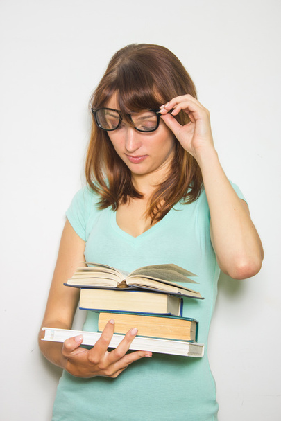 Student with books - Foto, imagen