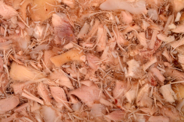 Geleia de carne, raposa ou queijo de fundo, close-up - Foto, Imagem