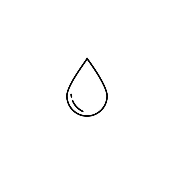 návrh vektorové ilustrace loga kapky vody - Vektor, obrázek