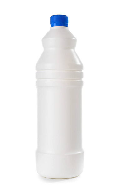 Bottle of detergent on white background - Photo, image