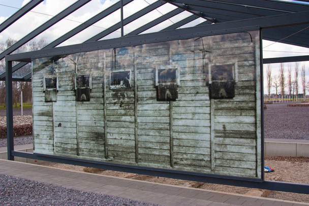 Neungamme, Niemcy, Hamburg - 9 kwietnia 2015 r. obóz koncentracyjny w Niemczech - Zdjęcie, obraz