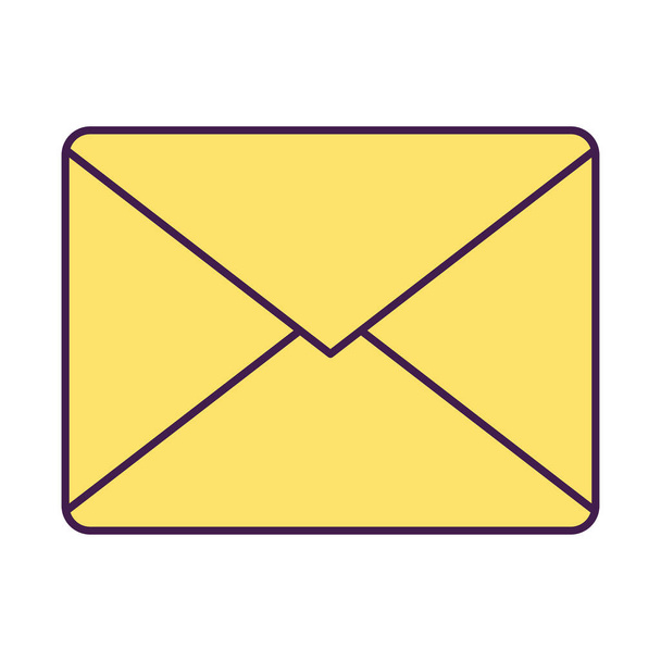 envelope icon image, flat style - Vector, Image