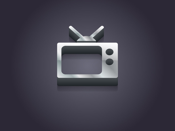 3d illustration of tv icon - Photo, Image