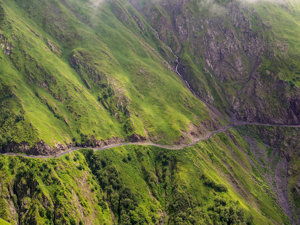 Road to Omalo in Tusheti region, Georgia, Caucasus - Photo, Image