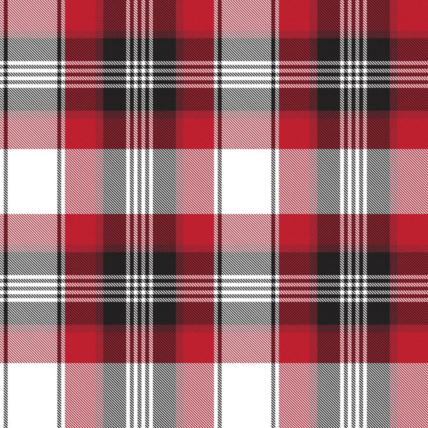 Red Ombre Plaid текстурований безшовний візерунок, придатний для модного текстилю та графіки - Вектор, зображення