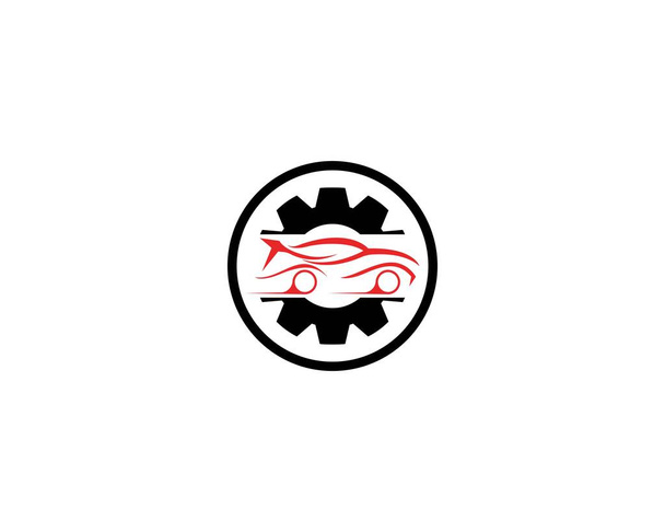 Шаблон логотипа автосервиса - Вектор,изображение