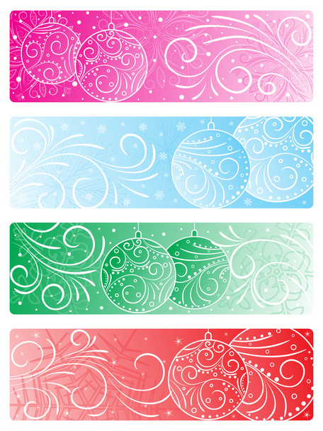 Set of Christmas backgrounds. - Foto, afbeelding